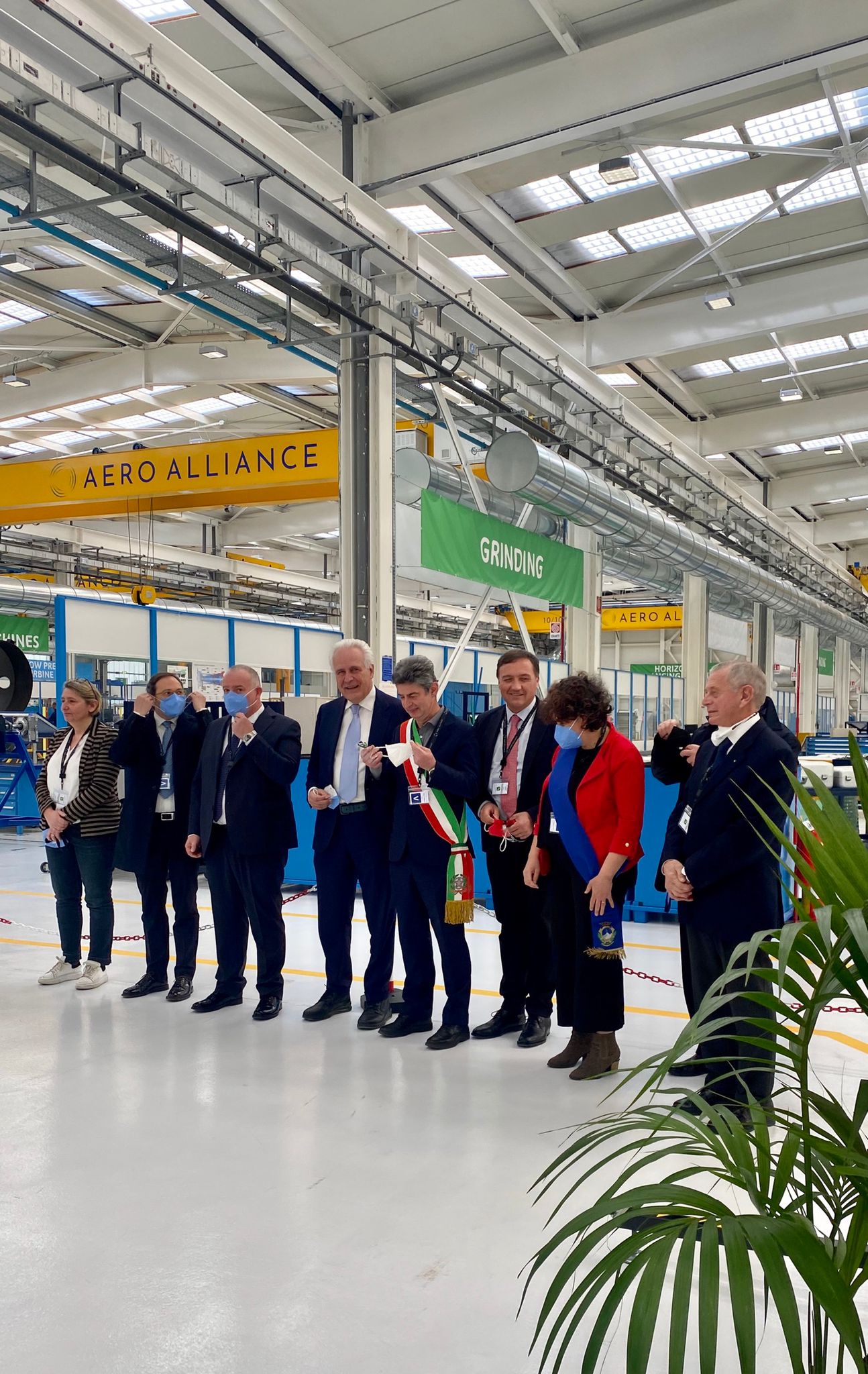 Inaugurato il nuovo stabilimento Aero Alliance