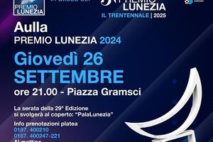 29° Premio Lunezia: giovedì 26 settembre ad Aulla, evento seguito da Rai News