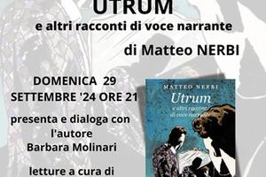 L&#039;attività culturale dell&#039;angolo Leonardo aa Massa riparte con la presentazione del libro di racconti Utrum di Matteo Nerbi