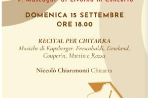 Rassegna &quot;Giovani in Musica&quot;: al Teatro Della Rosa di Pontremoli concerto di chitarra classica con Niccolò Chiaramonti