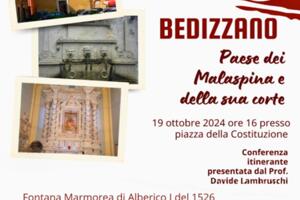 Conferenza itinerante sulle tracce dei Malaspina a Bedizzano il 19 ottobre