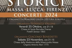 II^ edizione di Organi Storici a Massa Lucca e Firenze: il 23 novembre alla Chiesa della Misericordia di Massa