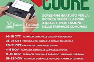 Parte lo screening “Occhio al Cuore” nelle farmacie comunali di Carrara