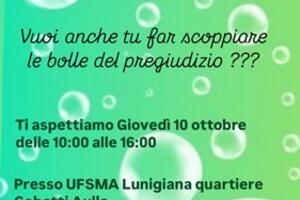 ‘Scoppiare le bolle del pregiudizio’ in occasione della Giornata mondiale della salute mentale.