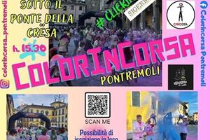 ColorInCorsa: la Corsa più colorata, divertente e pazza di fine estate torna a Pontremoli sabato 14 settembre 2024