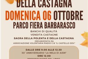 Domenica 6 ottobre Fiera d&#039;Autunno e della Castagna a Barbarasco